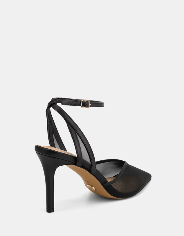 Wittner - Raylee High Heels Black Mesh/ Leather