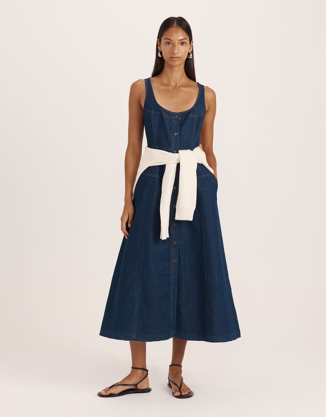 SABA - Cara Denim Midi Dress