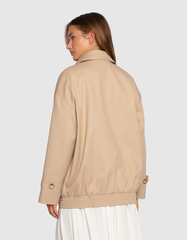 Belle & Bloom - Weekend Trench Bomber Jacket