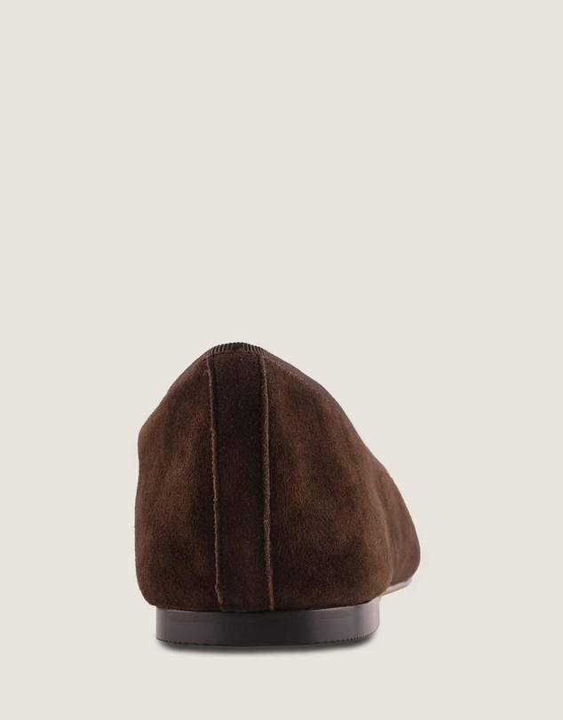 Shelly Shen - Poet Ballet Flats Brown Suede