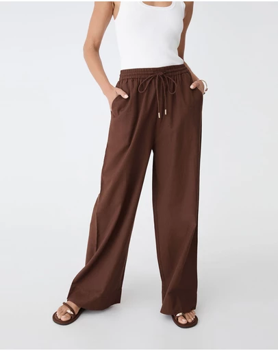 Forcast - Bronte Cotton Drawstring Pants