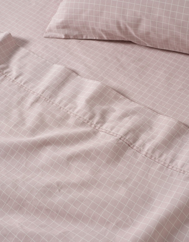 Linen House - Volley Check Sheet Set