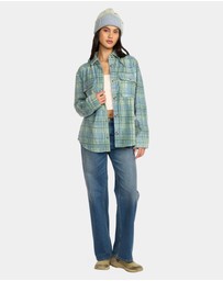 Billabong - Womens Forge Fleece Flannel Shirt