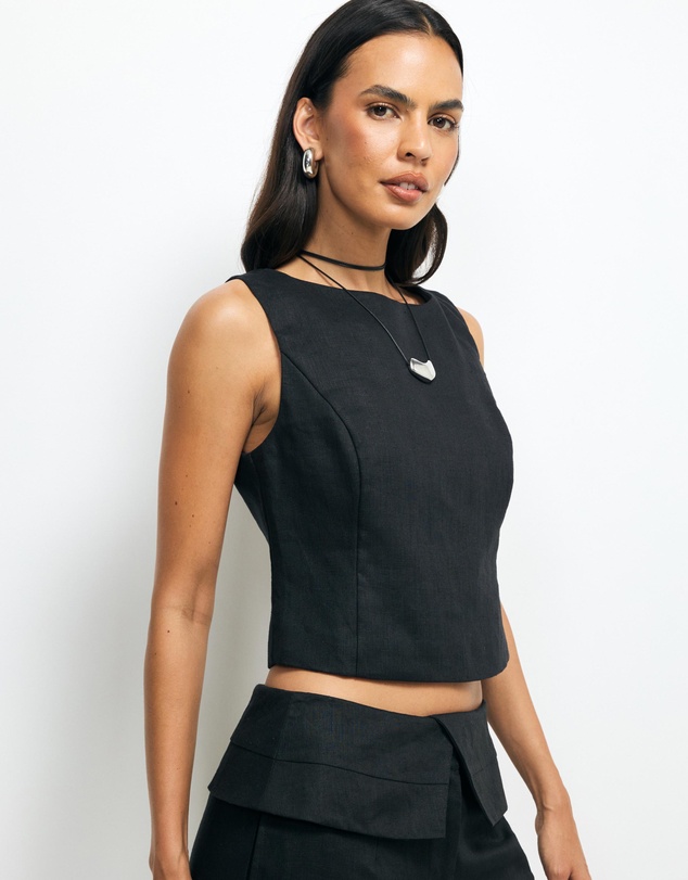 AERE - Thea Linen Tank