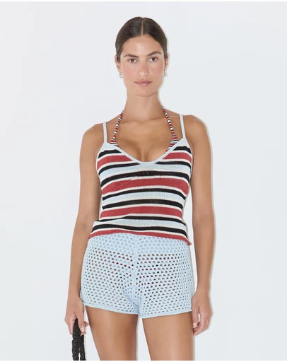 Zulu & Zephyr - Bold Stripe Cami Knit Top