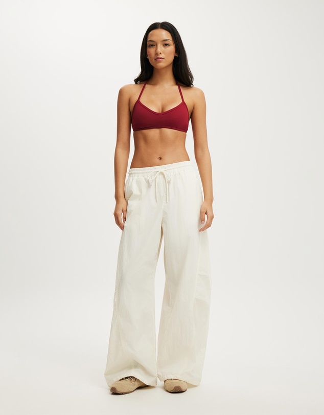 Cotton On Body Active - Ultra Soft Halter Open Back Crop