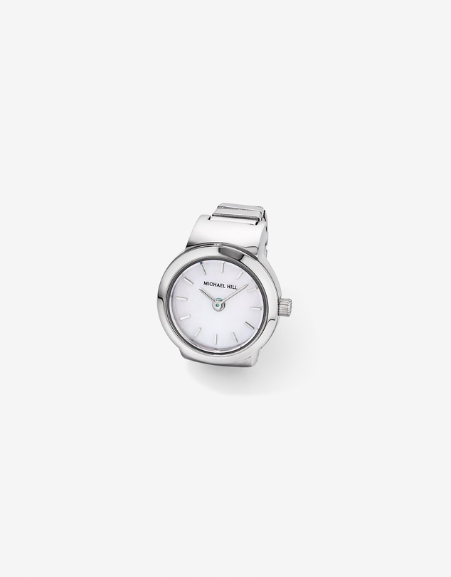 Michael Hill - Mother of Pearl Watch Ring in Stainless Steel