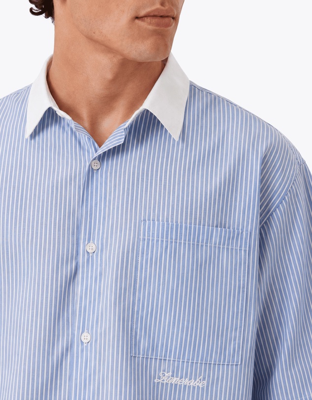 Zanerobe - Seersucker Box Crop Shirt