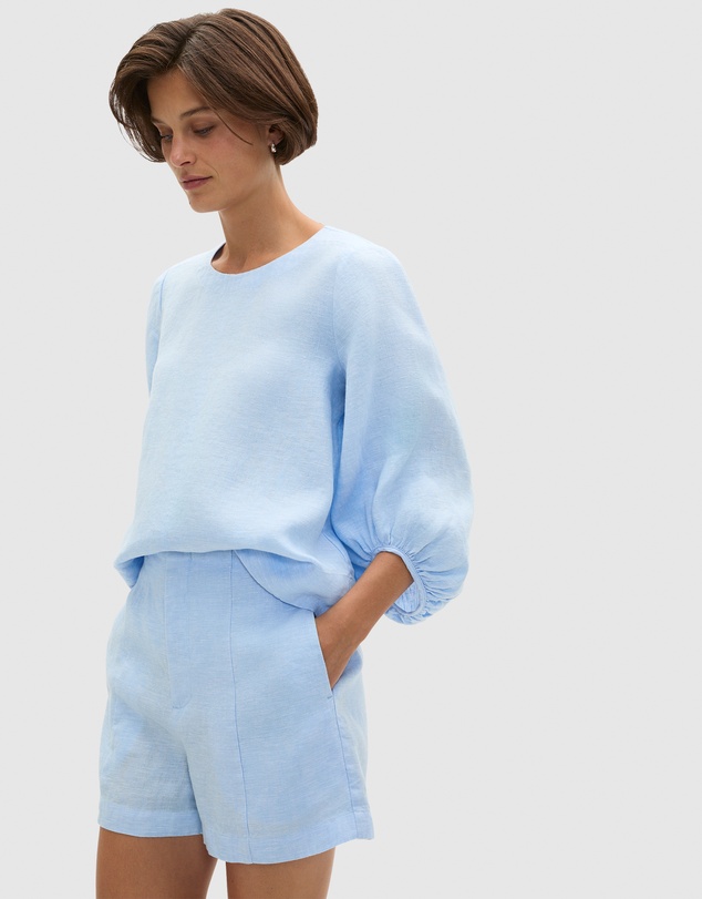 Seed Heritage - Core Linen High Rise Short