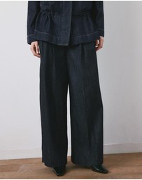 M.N.G - Wide Leg Denim Trousers With Belt Loops