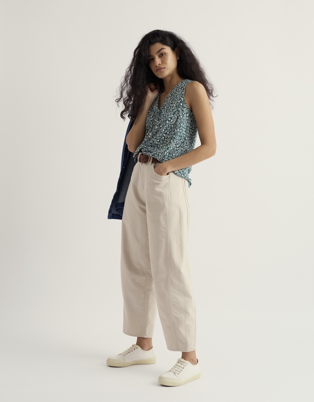 Seasalt - Seasalt Cornwall Blue Achilla V-neck Vest