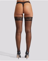 Ann Summers - Scallop Edged Lace Top Hold Ups
