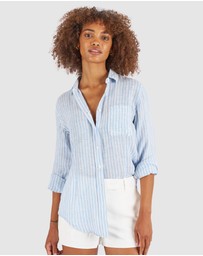 CAMIXA - Rina Striped Linen Shirt
