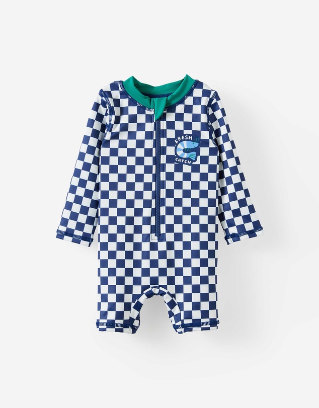 Cotton On Kids - Baby Long Sleeve All In One Swimsuit