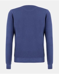 Henry Bucks - Henry Sartorial Cotton Textured Crew Neck Knit