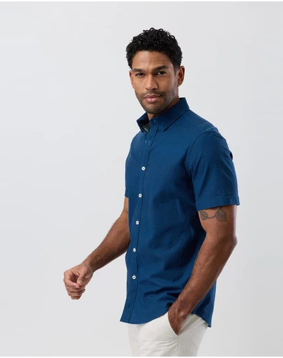 Brooksfield - Casual Shirt Short Sleeve