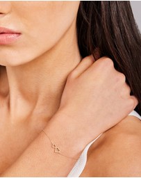Zoe Olivia - 9K Gold Petite Hearts Bracelet