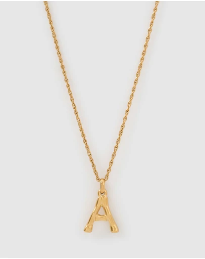 Arms Of Eve - Luxe Letter Necklace - Small