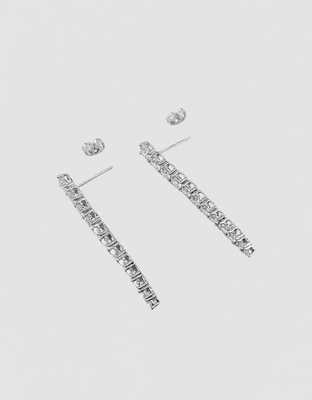 Izoa - Josephine Cubic Zirconia Earrings