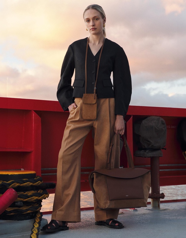 Oroton - Mica Medium Tote Suede Bag