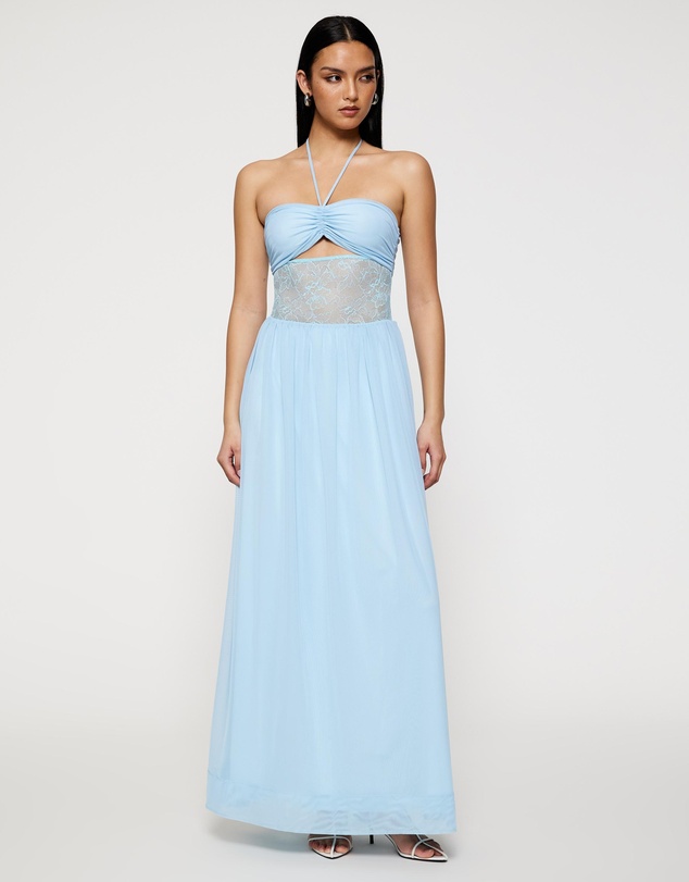Lover - Isla Lace Halter Maxi Dress