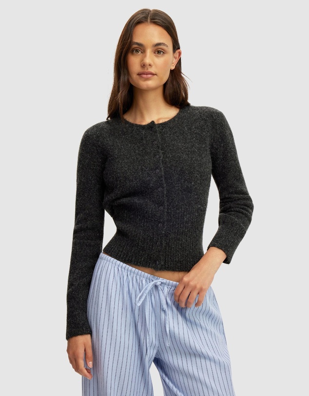 Cotton On Body - Fluffy Fitted Knit Cardigan