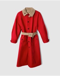 Damson Madder - Anja Reversible Honey Trench
