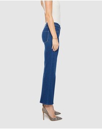 MOTHER - The Mid Rise Rambler Zip Flood Jeans