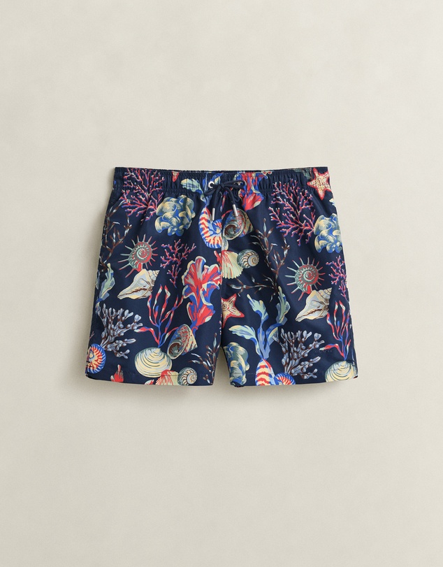 Gant - Seaweed Print Swim Shorts