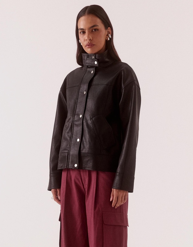 SOVERE - Verin Faux Leather Jacket