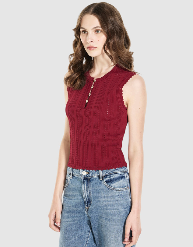 GUESS - Eco Carmen Sleeveless Sweater