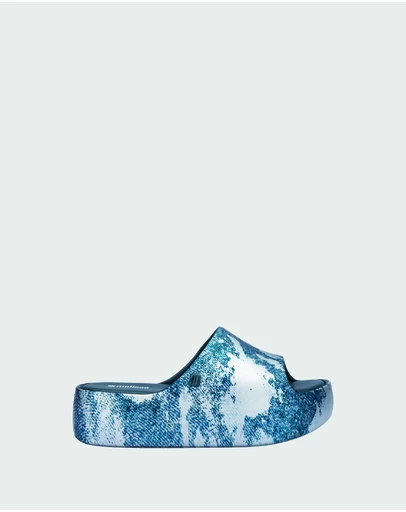 Melissa - Melissa Free Platform Slide Denim