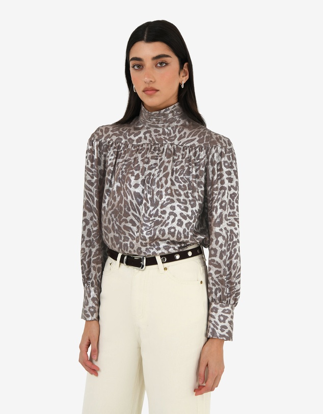 Forcast - Melisa Gathered Yoke Top