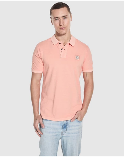 GUESS - Eco Washed Polo Shirt