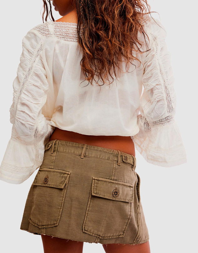 Free People - Riverfront Surplus Mini Skirt