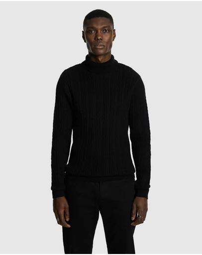 yd. - Jimmy Roll Neck Knit Jumper