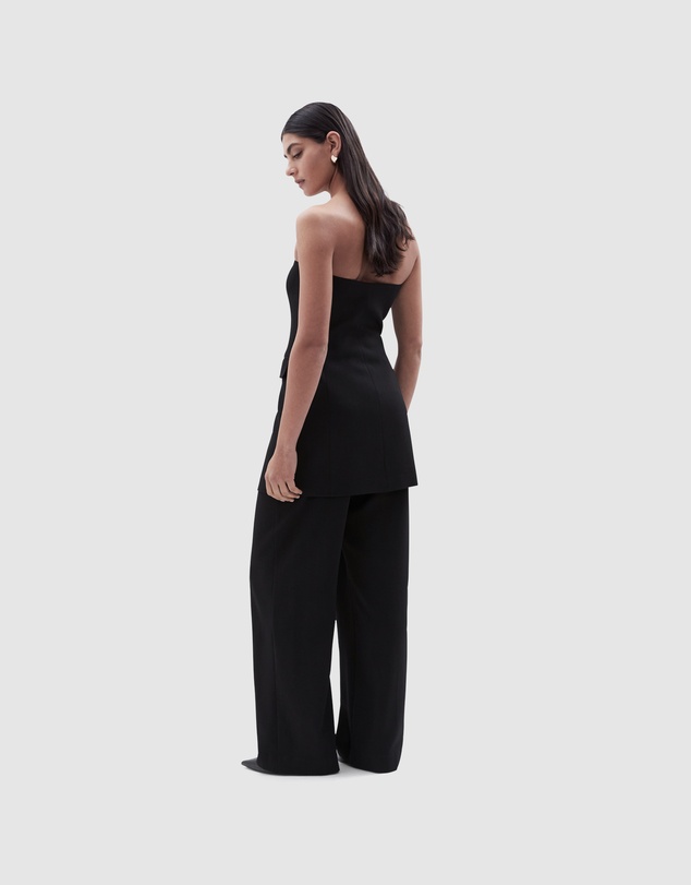 UNISON - Strapless Button Through Mini Dress