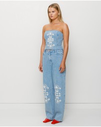 The Wolf Gang - El Toro Denim Bustier