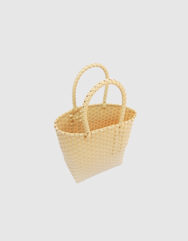 Mimmi Terra - Woven Micro Tote Panna Cotta