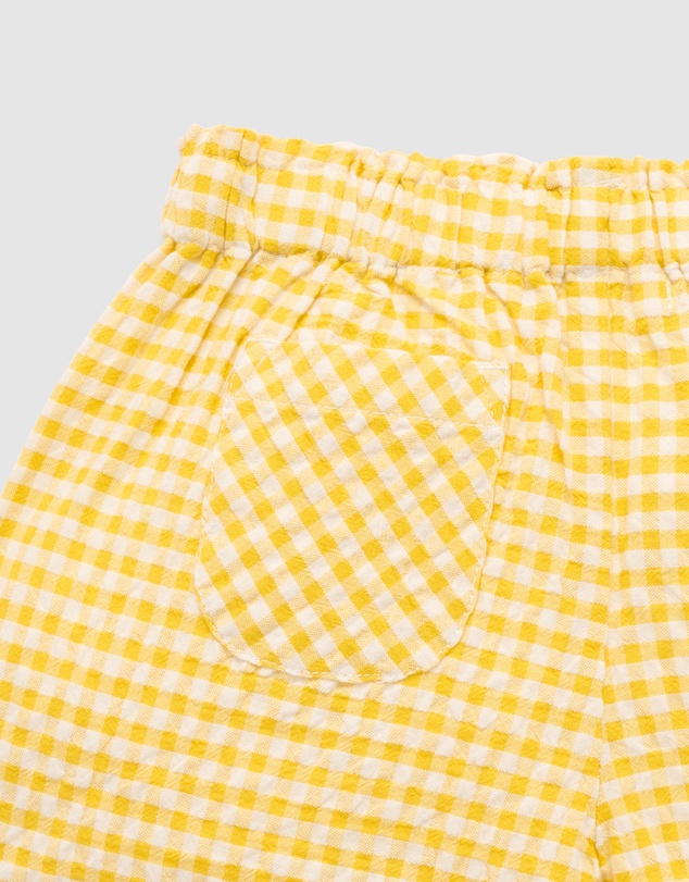 Purebaby - Scalloped Gingham Shorts-Kids-Babies