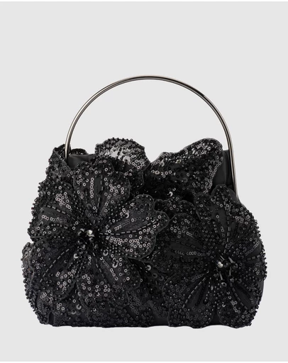 Olga Berg - Flora Applique Top Handle