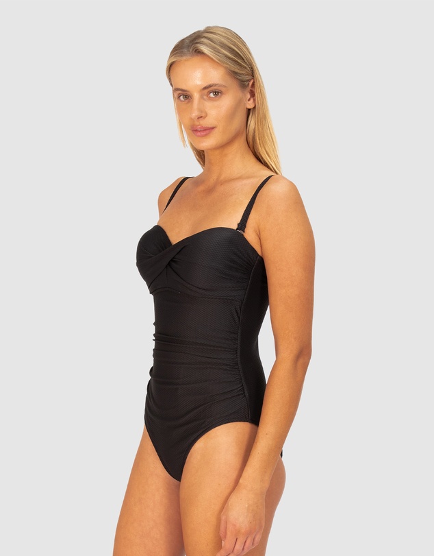 Baku Swimwear - Rococco D/DD Bandeau One piece Swimsuit