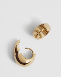Country Road - Tarnish-resistant Small Bubble Hoop