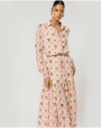 Winona - Mabel Button Maxi Dress 