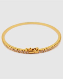 Izoa - Emily Cubic Zirconia Tennis Bangle