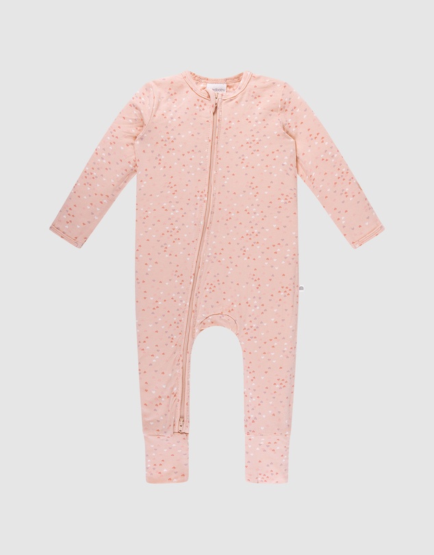 Kynd Baby - Day Or Night Onesie in Pink Heart