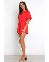 Petal & Pup - Chelsey Linen Set - Red
