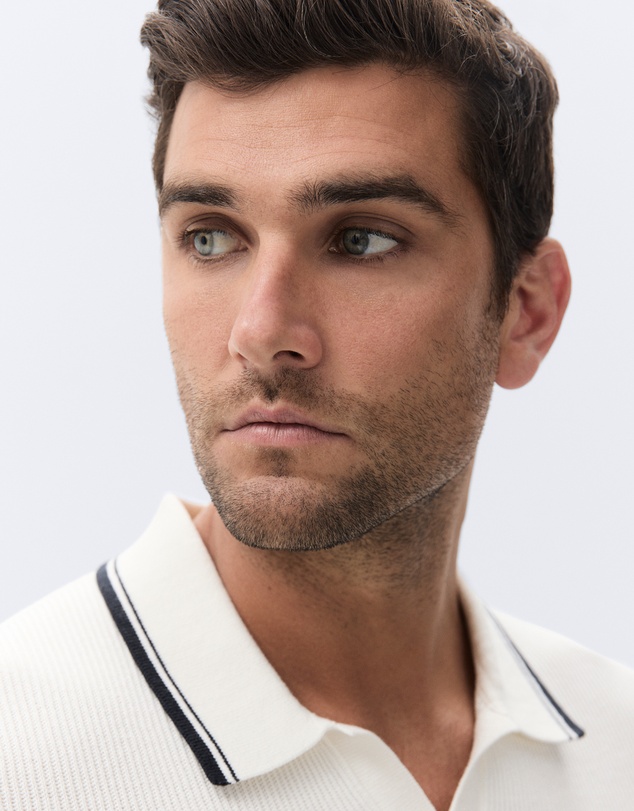 UNISON - Tipped Knit Polo
