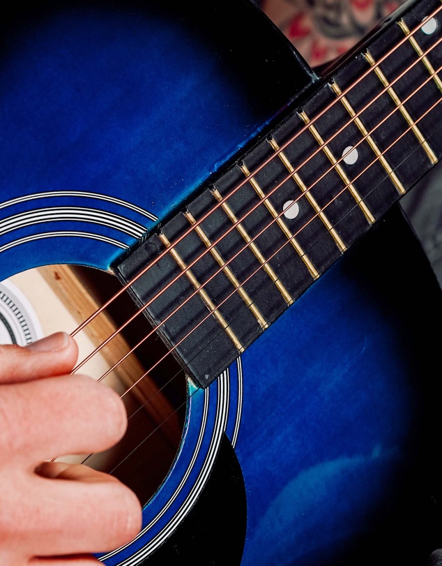 iWorld - 3rd Avenue Acoustic Guitar Premium Pack - Blueburst