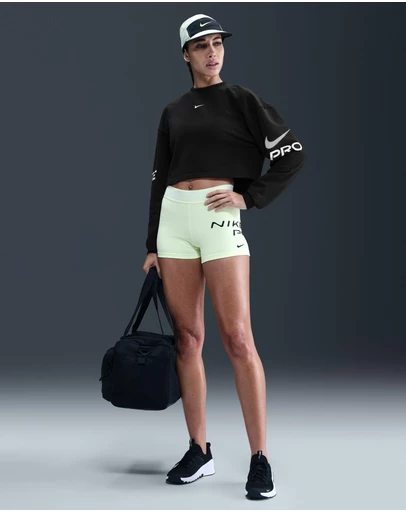 Nike - Pro Dri-FIT Loose Crew-Neck French Terry Sweatshirt
